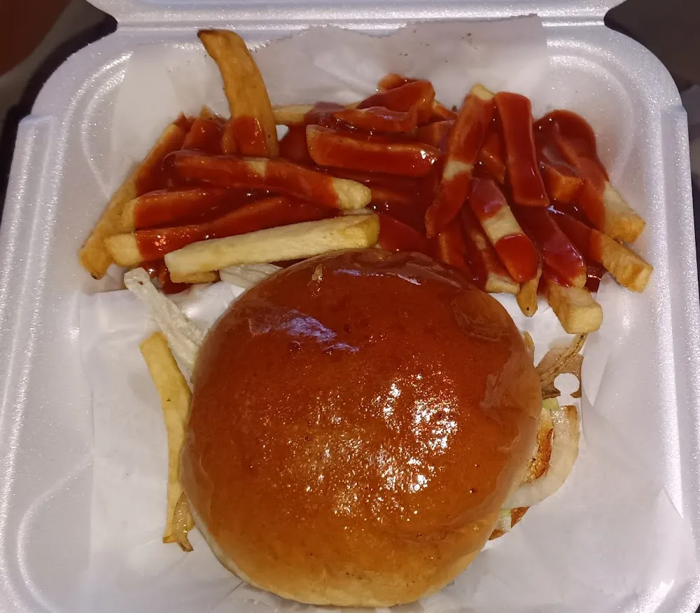 Cheeseburger and Fries