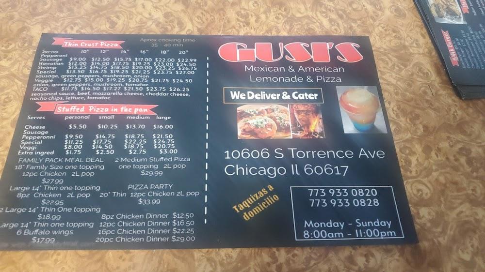 Gusis Restaurant Menu image 1